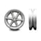 Service Caster SCC -6" Semi Steel Cast Iron V-Groove Wheel Only w/Roller Bearing -1200 lbs Cpty SCC-VGR620 - alternate 1
